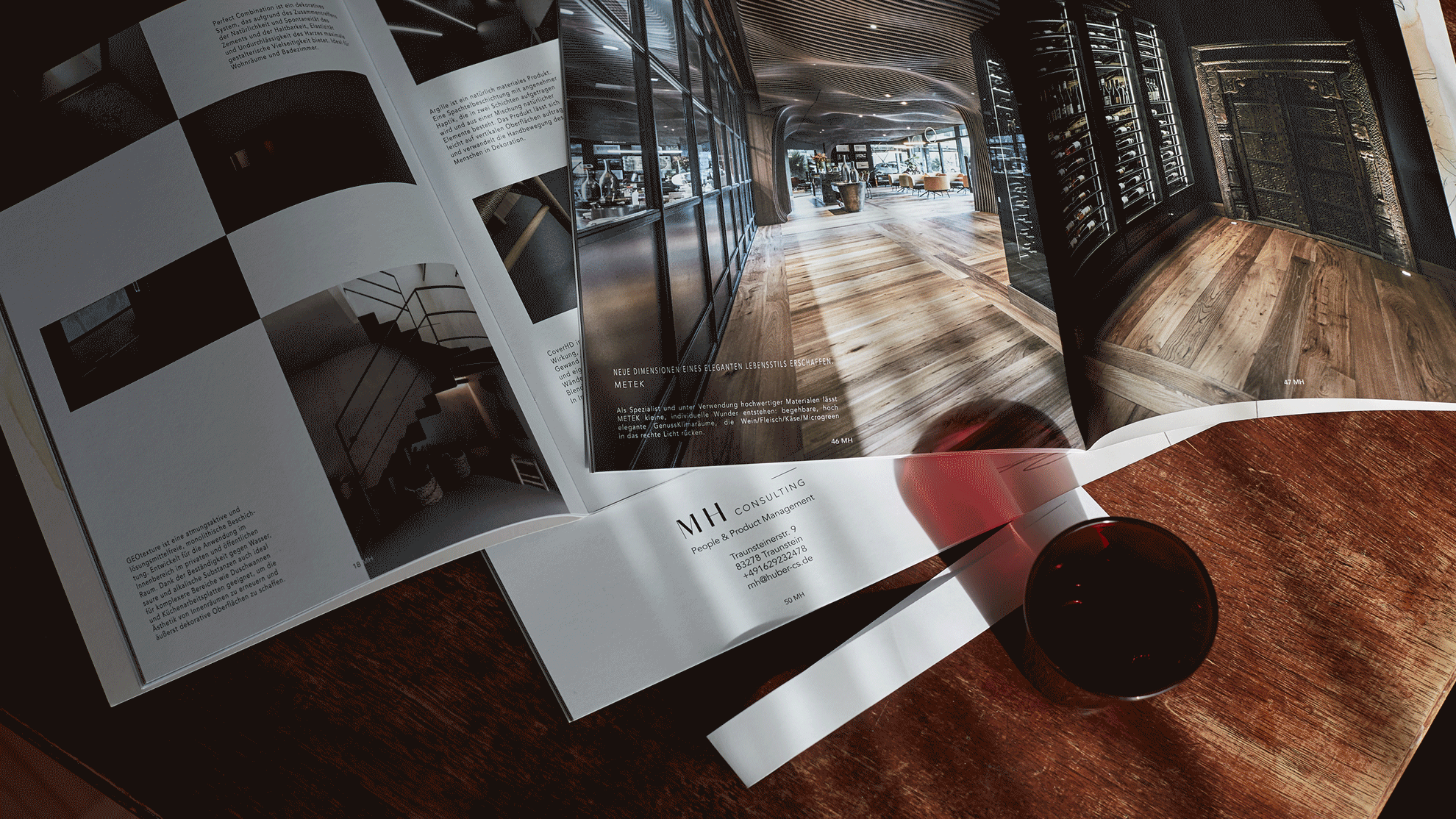 HM Consulting Katalog Erstellung print